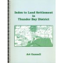 Index to Land Settlement in Thunder Bay District