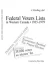 Federal Voters Lists in Western Canada 1935-1979 (eBook)