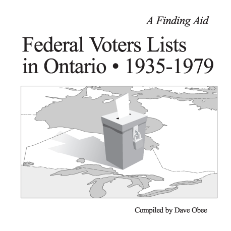 Federal Voters Lists in Ontario_Cover