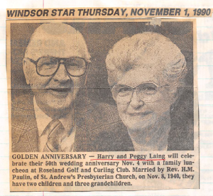 Anniversaries, Birthdays and 5 Generation Pictures From Essex County Newspapers 1989