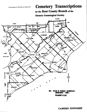 New St. Paul's Roman Catholic Cemetery - Camden Township & Gore, Chatham-Kent