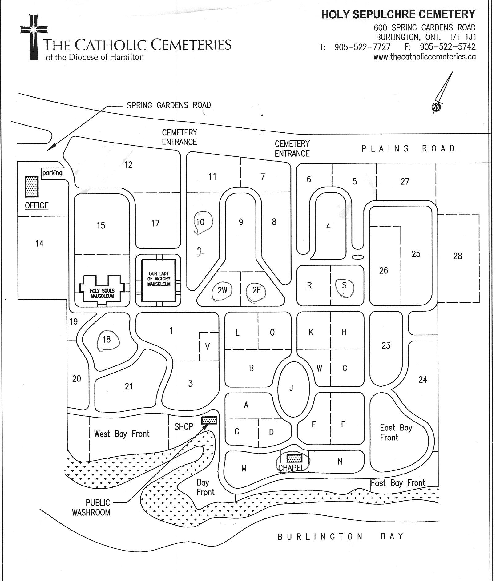 Hamilton_Holy Sepulchre Roman Catholic Cemetery Section 25 (Book 1 of 2 ...