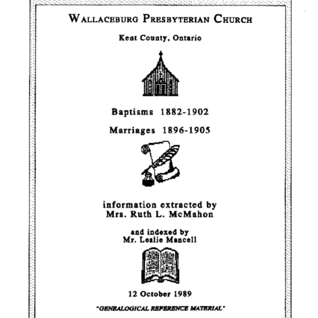 Wallaceburg Presbyterian Church 1882 – 1905_2560