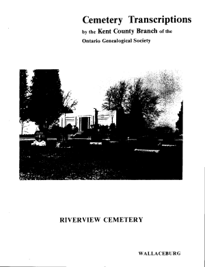 Riverview Cemetery - Wallaceburg, Chatham-Kent