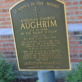 St. John’s/ Aughrim Cemetery, Euphemia Township