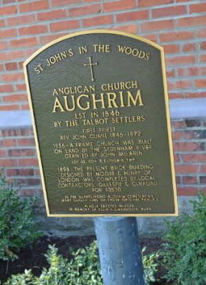 St. John’s/ Aughrim Cemetery, Euphemia Township