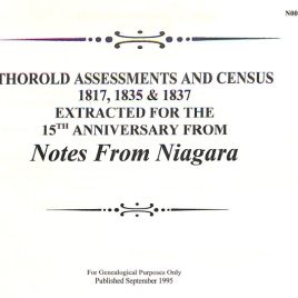 N003 Census and Assessments for Thorold Township 1817_1835 & 1838_9  (49 pgs)