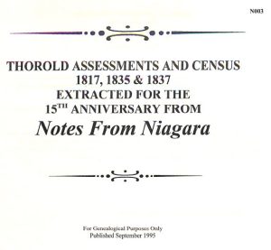 N003 Census and Assessments for Thorold Township 1817_1835 & 1838_9 (49 pgs)