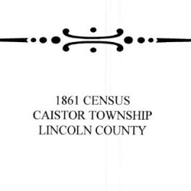 A003 1861 Caistor Township Census (64 pgs)