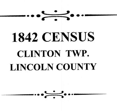 A005 1842 Clinton Township Census (16 pgs)