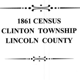 A007 1861 Clinton Township Census (78 pgs)