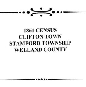 A035 1861 Clifton Town Census (51 pgs)
