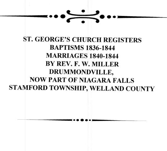 C004 St. George's Church Registers 1836 -1844 (15 pgs)