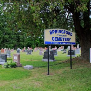 Springford Community Cemetery, South Norwich Township, Oxford County