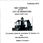 1901 Census of the Brantford (City)