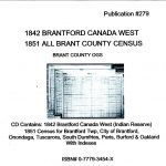 1842 Census-Brantford Canada West plus 1851 Census for All Brant County