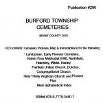 Burford Township Cemeteries