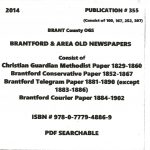 Brantford and Area Old Newspapers