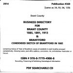 1885, 1891, 1913 Business Directory for Brant County