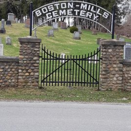 Boston Mills Cemetery, Chinguacousy Township, Peel County
