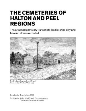 Cemeteries  Histories of Halton and Peel Counties