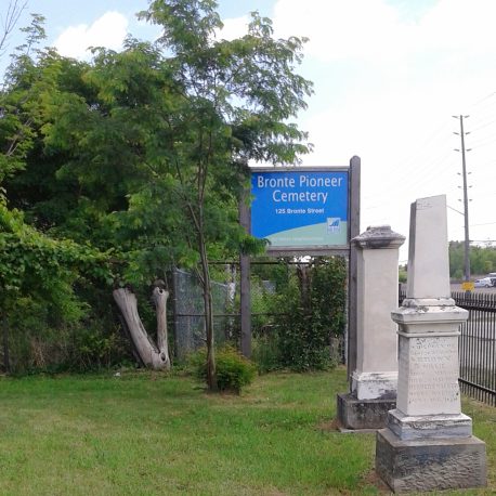 Bronte Pioneer Cemetery Sign B