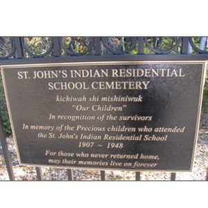 Chapleau St. John's Indian Residential School Cemetery