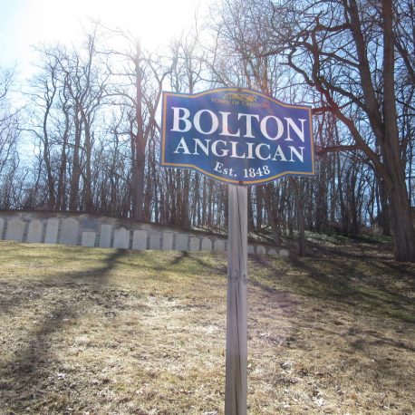Bolton Anglican Cemetery Sign
