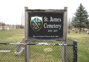 St. James Anglican Church Cemetery , Albion Township, Peel County