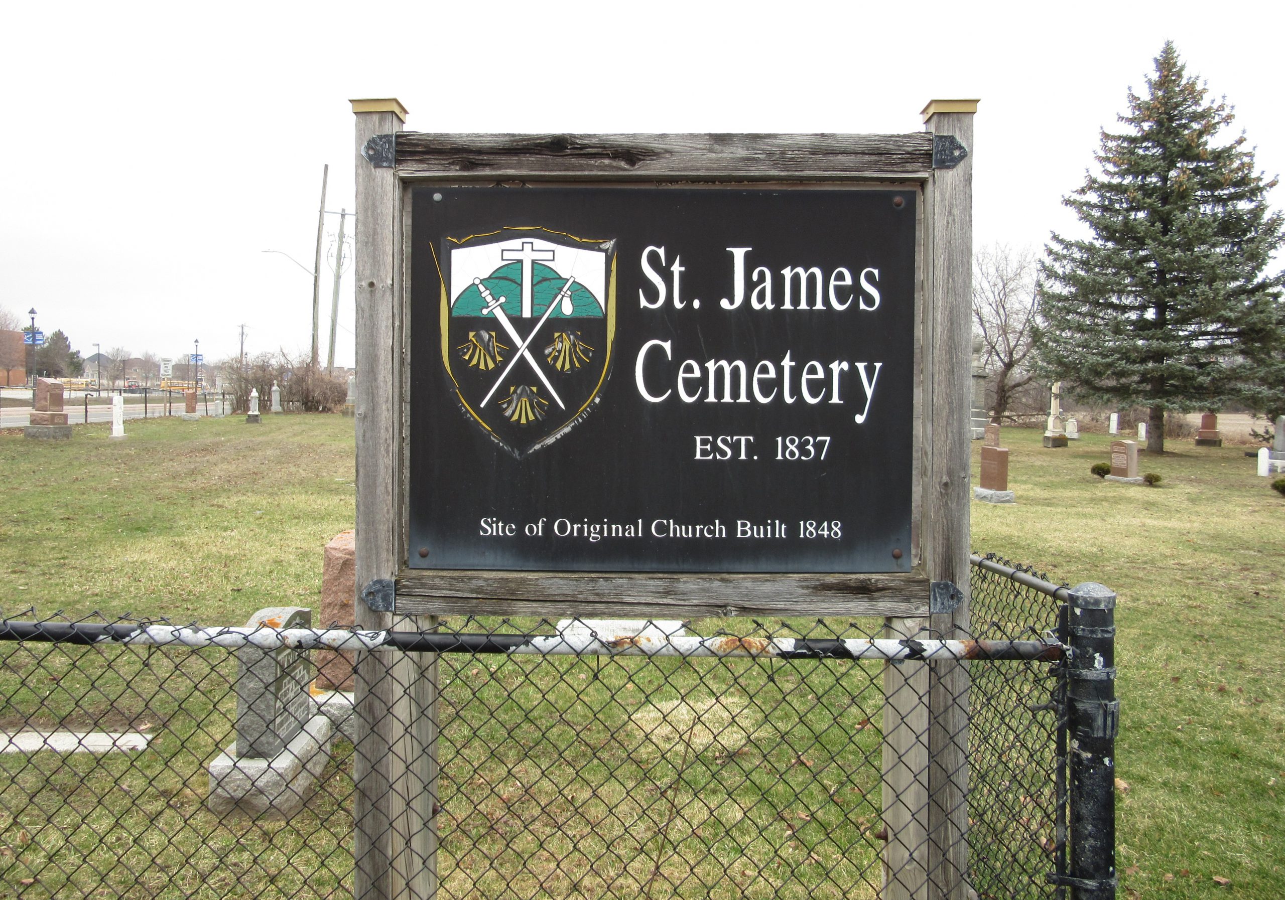St. James Anglican Church Cemetery , Albion Township, Peel County