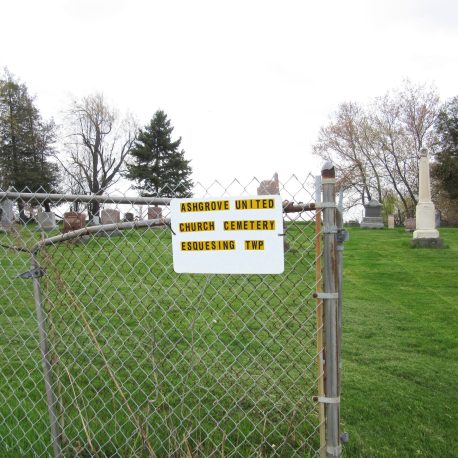 Ashgrove United church Cemetery Sign