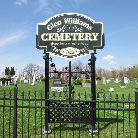 Glen Williams Cemetery Sign