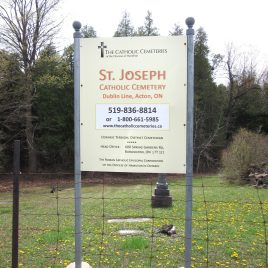 Dublin Roman Catholic Cemetery, Esquesing Township, Halton County