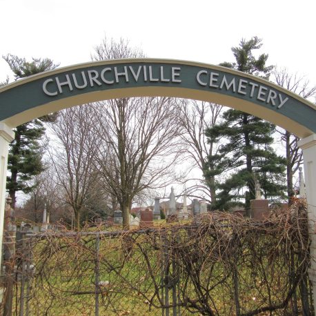 Churchville Cemetery Sign (1)