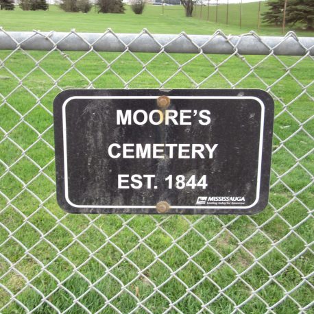 Moore Cemetery Sign