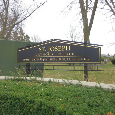 St Joseph Catholic Church Sign