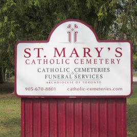 St. Mary’s Port Credit Catholic Cemetery, Toronto Township, Peel County