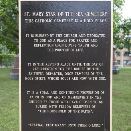 St Mary Star of the Sea Port Credit Sign