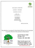 Rawdon Township - Wellman's Cemetery