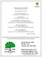 Sophiasburgh-Old Boulter/Harmonius Fox/Eben Fox/Ruttan Cemeteries