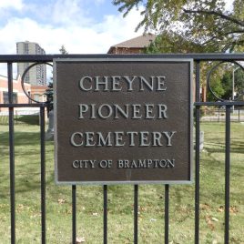 Cheyne Wesleyan Methodist Chapel Cemetery- Toronto Township- Peel County
