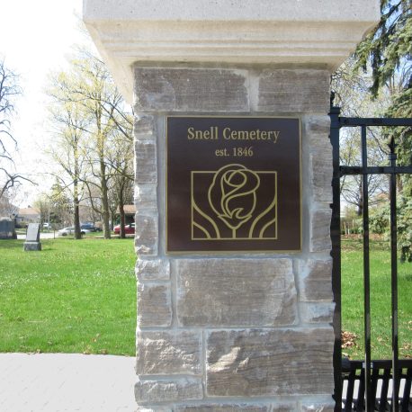 Snell Cemetery Sign 1
