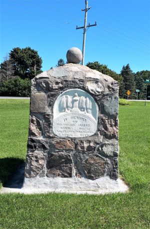 Switzer Memorial Cairn, Blanshard Township, Perth Soutn