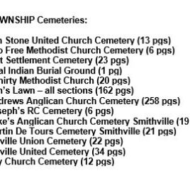 Grimsby Township Cemeteries