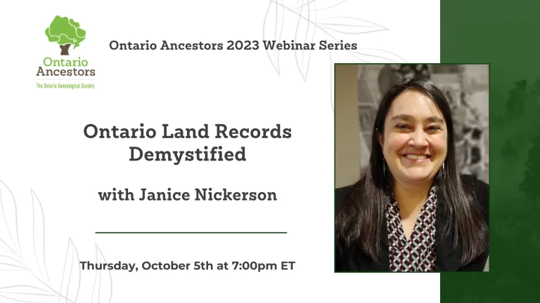 Ontario Land Records Demystified