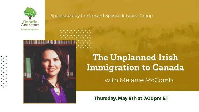 The Unplanned Irish Immigration to Canada | Melanie McComb