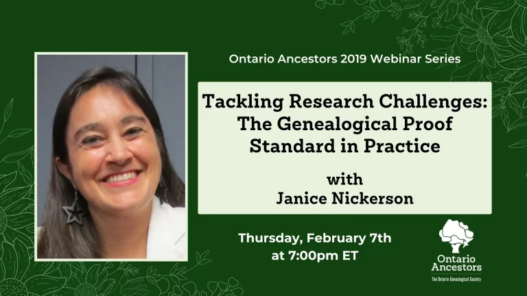 Tackling Research Challenges: The Genealogical Proof Standard in Practice