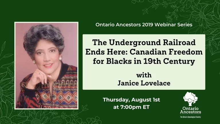 The Underground Railroad Ends Here: Canadian Freedom for Blacks in 19th Century