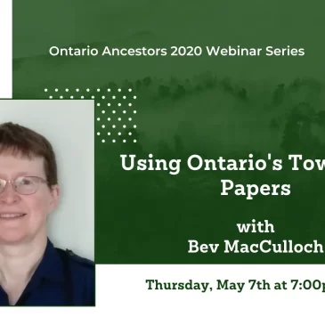 Using Ontario’s Township Papers