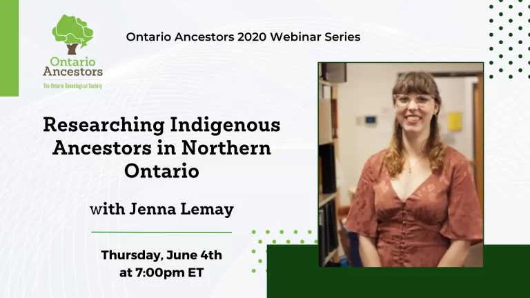 Researching Indigenous Ancestors in Northern Ontario